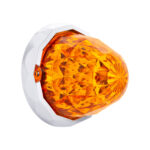 19 LED Dual Function Crystal Watermelon Light Kit With Bezel-Amber LED/Amber Lens - Image 4