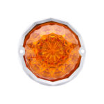 19 LED Dual Function Crystal Watermelon Light Kit With Bezel-Amber LED/Amber Lens - Image 6