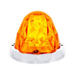 19 LED Dual Function Crystal Watermelon Light Kit With Bezel-Amber LED/Amber Lens - Image 7