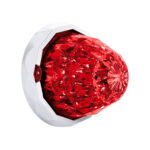 19 LED Dual Function Crystal Watermelon Light Kit With Bezel-Red LED/Red Lens - Image 3