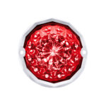 19 LED Dual Function Crystal Watermelon Light Kit With Bezel-Red LED/Red Lens - Image 5