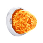 19 LED Dual Function Crystal Watermelon Light Kit With Bezel-Amber LED/Clear Lens - Image 3