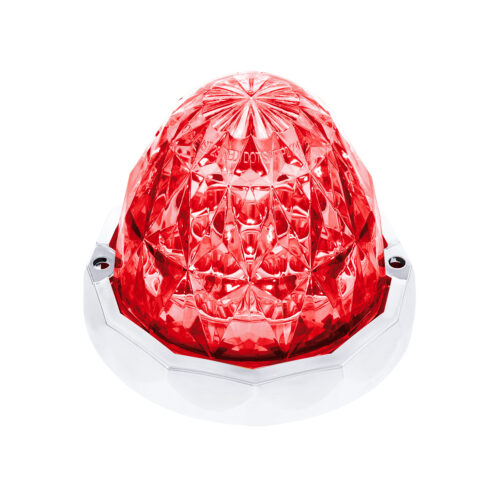 19 LED Dual Function Crystal Watermelon Light Kit With Bezel-Red LED/Clear Lens 36178