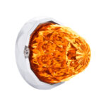 Double Fury 19 LED Dual Function Crystal Watermelon Light Kit With Bezel-Amber & Blue LED/Clear Lens - Image 5
