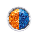 Double Fury 19 LED Dual Function Crystal Watermelon Light Kit With Bezel-Amber & Blue LED/Clear Lens - Image 8