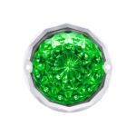 Double Fury 19 LED Dual Function Crystal Watermelon Light Kit With Bezel-Amber & Green LED/Clear Lens - Image 10