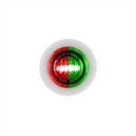 2 LED 3/4" Mini Dual Function Double Fury Light (Clearance/Marker) - Red & Green LED/Clear Lens 36194