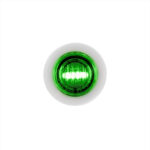 2 LED 3/4" Mini Dual Function Double Fury Light (Clearance/Marker) - Red & Green LED/Clear Lens - Image 3