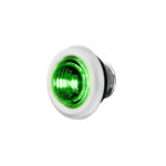 2 LED 3/4" Mini Dual Function Double Fury Light (Clearance/Marker) - Red & Green LED/Clear Lens - Image 6