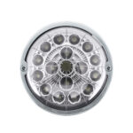 Double Fury 17 LED Dual Function Watermelon Torpedo Cab Light-Amber & Green LED/Clear Lens - Image 8