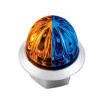 Double Fury 4 LED Dual Function 1-1/8" Watermelon Light-Amber & Blue LED 36211