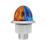 Double Fury 4 LED Dual Function 1-1/8" Watermelon Light-Amber & Blue LED - Image 5