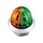 Double Fury 4 LED Dual Function 1-1/8" Watermelon Light-Amber & Green LED 36212