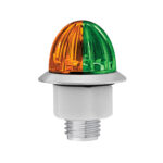 Double Fury 4 LED Dual Function 1-1/8" Watermelon Light-Amber & Green LED - Image 5