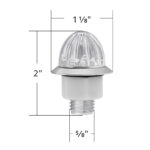Double Fury 4 LED Dual Function 1-1/8" Watermelon Light-Amber & Green LED - Image 14