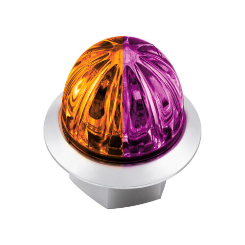 Double Fury 4 LED Dual Function 1-1/8" Watermelon Light-Amber & Purple LED 36213