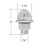 Double Fury 4 LED Dual Function 1-1/8" Watermelon Light-Amber & Purple LED - Image 14