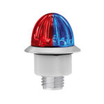 Double Fury 4 LED Dual Function 1-1/8" Watermelon Light-Red & Blue LED - Image 5