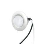 GloLight 2 LED 3/4" Mini Light (Clearance/Marker) With Stainless Steel Trim-Amber LED/Clear Lens - Image 4