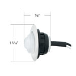 GloLight 2 LED 3/4" Mini Light (Auxiliary/Utility) With Stainless Steel Trim-White LED/Clear Lens - Image 9