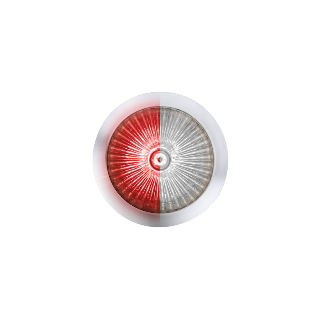 Double Fury 4 LED Dual Function 1-1/8" Spike Light-Red & White LED 36263