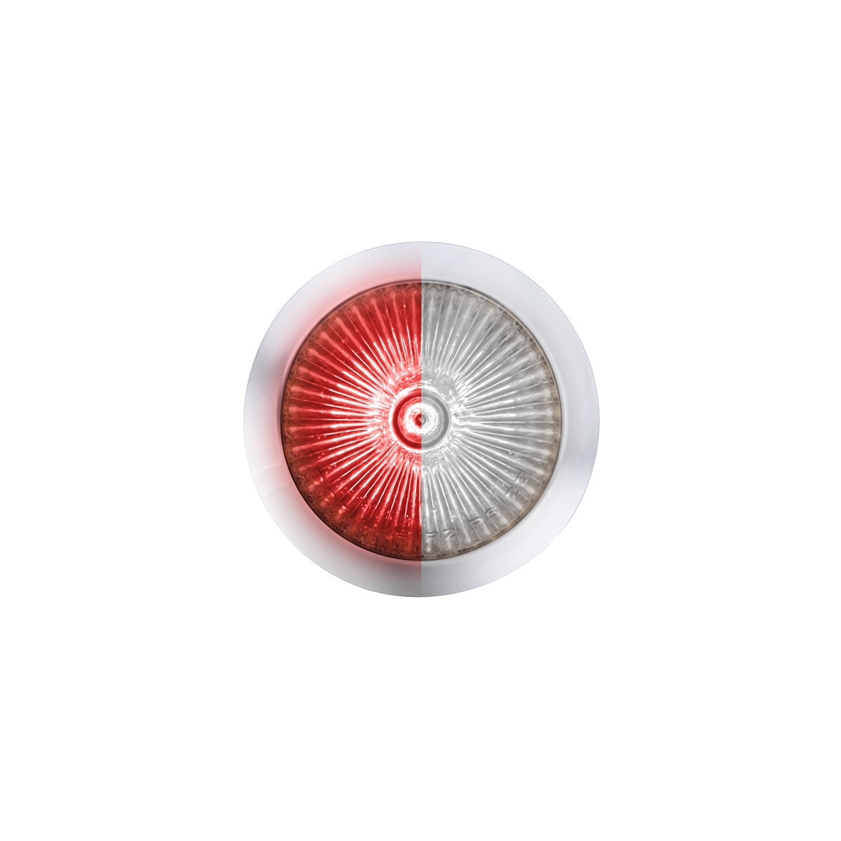 Double Fury 4 LED Dual Function 1-1/8" Spike Light-Red & White LED 36263