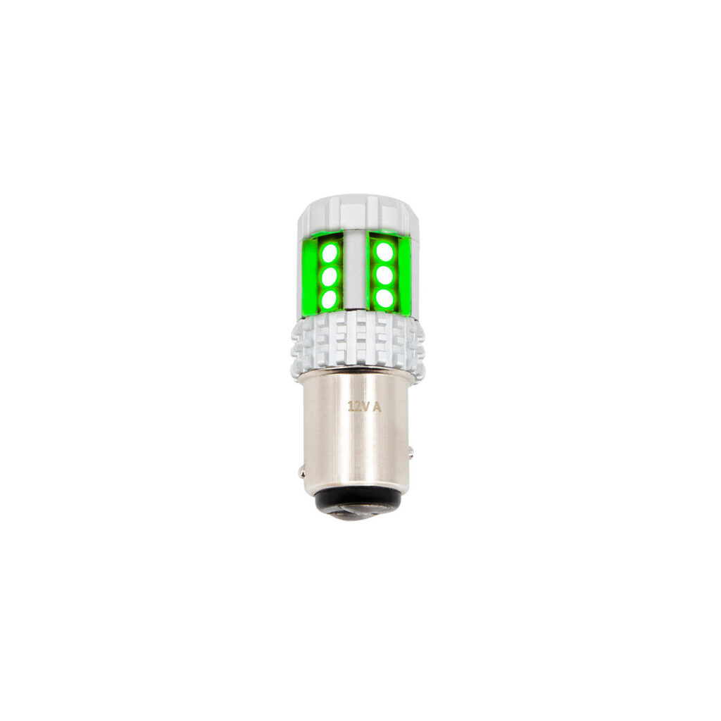 High Power 18 LED 1157 Bulb-Green 36393