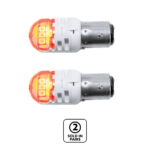 High Power 6 LED 1157 Bulb-Amber (Pair) 36427