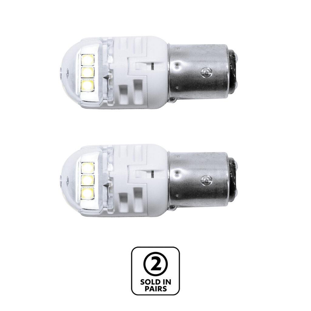 High Power 6 LED 1157 Bulb-White (Pair) 36429