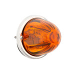 UltraBurst Glass Watermelon Flush Mount Kit With 18 LED Bulb-Amber LED/Amber Lens - Image 2