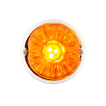 UltraBurst Glass Watermelon Flush Mount Kit With 18 LED Bulb-Amber LED/Amber Lens - Image 3