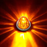 UltraBurst Glass Watermelon Flush Mount Kit With 18 LED Bulb-Amber LED/Amber Lens - Image 15