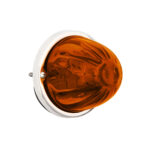 UltraBurst Glass Watermelon Flush Mount Kit With 18 LED Bulb-Amber LED/Dark Amber Lens - Image 2