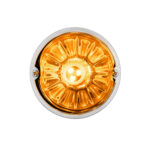 UltraBurst Glass Watermelon Flush Mount Kit With 18 LED Bulb-Amber LED/Clear Lens - Image 3