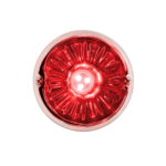 UltraBurst Glass Watermelon Flush Mount Kit With 18 LED Bulb-Red LED/Red Lens - Image 3