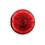 UltraBurst Glass Watermelon Flush Mount Kit With 18 LED Bulb-Red LED/Red Lens - Image 4