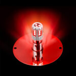 UltraBurst Glass Watermelon Flush Mount Kit With 18 LED Bulb-Red LED/Red Lens - Image 9