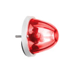 UltraBurst Glass Watermelon Flush Mount Kit With 18 LED Bulb-Red LED/Clear Lens - Image 5