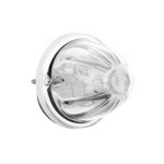 UltraBurst Glass Watermelon Flush Mount Kit With 18 LED Bulb-White LED/Clear Lens - Image 2