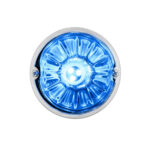 UltraBurst Glass Watermelon Flush Mount Kit With 18 LED Bulb-Blue LED/Clear Lens - Image 3