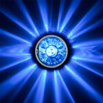 UltraBurst Glass Watermelon Flush Mount Kit With 18 LED Bulb-Blue LED/Clear Lens - Image 12