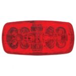 14 LED Reflector Rectangular Light (Clearance/Marker) - Red LED/Red Lens 38315