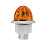 4 LED 1-1/8" Watermelon Double Fury Light With Clear Lens (Clearance/Marker) - Amber & Red LED - Image 6