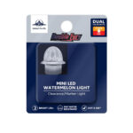4 LED 1-1/8" Watermelon Double Fury Light With Clear Lens (Clearance/Marker) - Amber & Red LED - Image 15
