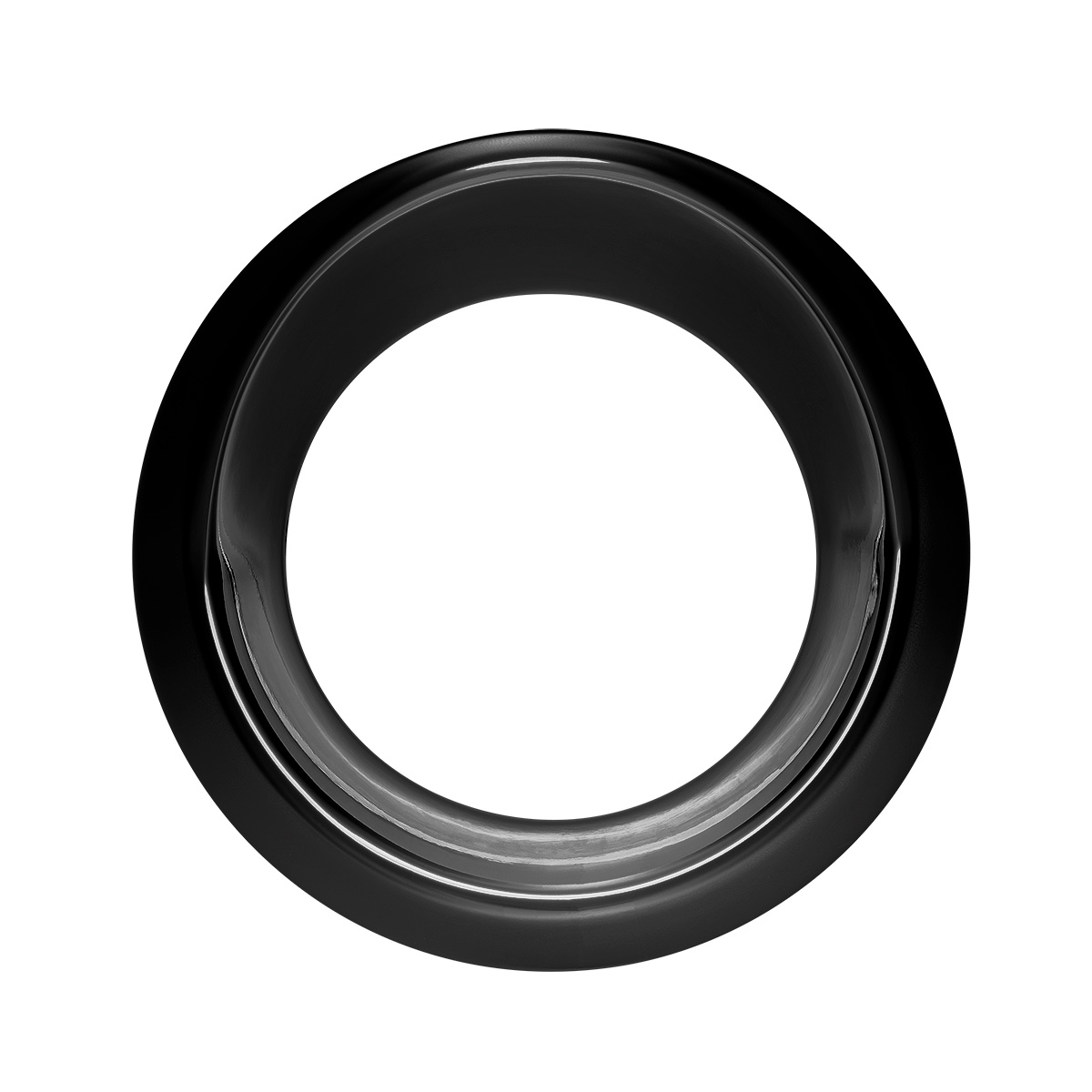 Candy Color Small Gauge Cover With Visor-Glossy Black 40700