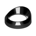 Candy Color Small Gauge Cover With Visor-Glossy Black - Image 3