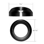 Candy Color Small Gauge Cover With Visor-Glossy Black - Image 7