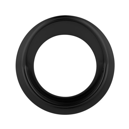 Candy Color Small Gauge Cover With Visor-Matte Black 40701