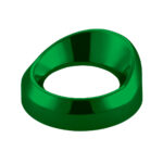 Candy Color Small Gauge Cover With Visor-Emerald Green - Image 3