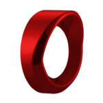 Candy Color Small Gauge Cover With Visor-Candy Red - Image 4